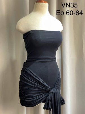 Váy quây ôm body nhún eo thắt nút