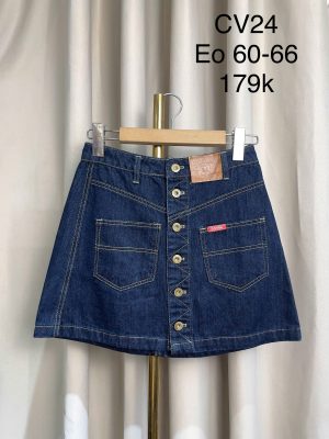 Chân váy chữ A cài cúc giữa / Button-Down A-Line Skirts