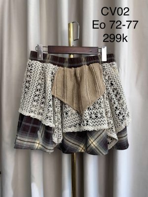 Chân váy tầng phối len ren / Layered Skirts