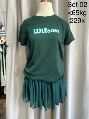 Bộ áo thun và chân váy voan / T-shirt and Chiffon Skirt Set